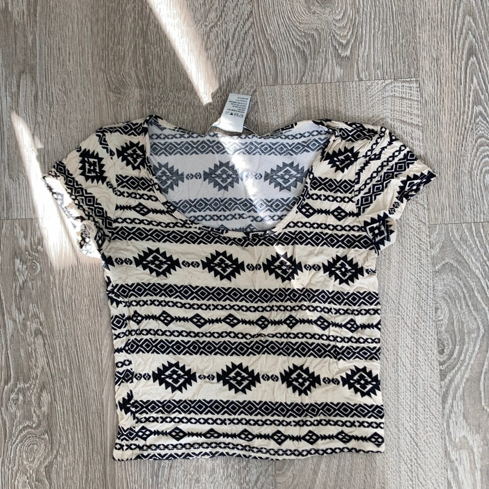 Aztec crop top